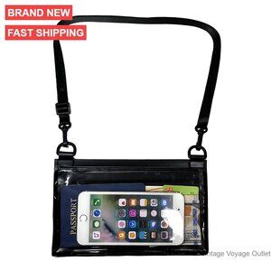 Waterproof Mini Crossbody Bag Travel Passport Wallet Adjustable Strap